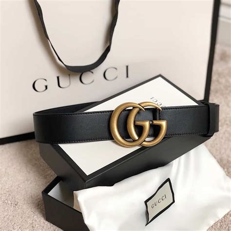 black fake gucci belt